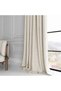 Linen Fonluk Curtains (Suitable for Rustic Style and Cornices) Flat Installation Single Panel