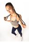 Women's High Waist Shape-Up Seamless Navy Blue Sports Leggings 7/8 Fitness Pilates Yoga Gym Leggings - 4