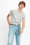 Men's Crew Neck Gray T-shirt 17164-0032 - 2