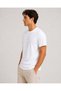 M0613674 Printed White T-Shirt Loose Fit Printed T-Shirt Men's T-Shirt White - 3