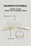 A Quality Satin 5-Piece Clothes Hanger Coat Hanger Jacket Hanger