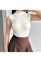 Women's Fishneck Sleeveless Bodysuit