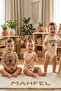 100% Cotton Premium 3-Piece Short Sleeve Organic Printed Snap Fastener Baby Bodysuit - 3