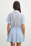 Hakim Collar Layered Chiffon Dress - 6