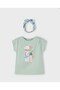 Girl's 3009 Printed Headband and T-Shirt Gkm0208 - 2