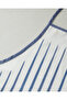Wingle Cotton Kitchen Apron 65X75 cm Navy Blue - Beige - 3