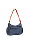 Women's Shoulder Bag Multi-Compartment Zippered Daily Use Stylish Crossbody Bag - 2