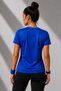 Women's Cobalt blue Performance Sports T-Shirt Quick Dry Stretchy and Durable Fabric Moisture Wicking Fitness T-Shirt - 3