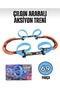 69-Piece 360-Degree Circle Double Giant Adventure Race Track Toy Set with Pull-Back Cars - 2
