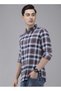 Men's Blue Checks Slim Fit Shirt for Every Occasion - 4