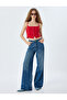 Crop Vest with Buttons, Rope Straps, Square Collar, Pocket Detail, Slim Fit - 2