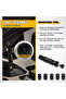Auto-Stop Tire Deflator Valve Kit (10-30 PSI) 4 PCS Screw-on Tyre Air Down Tool Vehicles Motorcyc... - 5