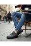BA0332 Ladder Pattern Lace Up Men's High Sole Smoked Skin Sports Shoes - 4
