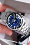 Bezel Model Men's Wristwatch 3 Atm Water Resistant Navy Blue Color Steel Band Dker2032C1 - 4