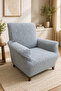 Jacquard Single Sofa Cover Armchair Seat Cover - 2