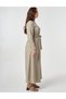 50% Lyocell Dress with Waist Tie Detail - 4