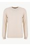 Crew Neck Standard Beige Men's Sweater Ace043261432_Bej - 6