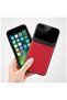 حافظة جلدية متوافقة مع هاتف Apple iPhone 8 Plus من Zebana باللون الأحمر - 3