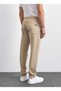 Beige Regular Fit Straight Leg Jogger Pants - 6