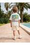 San Surfsea Printed 2-Piece Set for Ages 3-9 - Ecru - 6