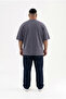 Men's Plus Size Basic Smoked T-Shirt - 5