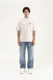 Men's Floral Embroidered Oversize T-Shirt Space Gray - 4