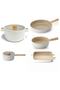 Fika 7-Piece Aluminum Cast Pot Pan Set Beige Fika 7-Piece Set