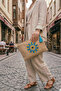 Wicker Women's Portfolio & Clutch Bag Blue - 2