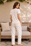Venice Dream 100% Cotton Minimal Pattern Women's Pajama Setbreathable, Comfortable Home Wear Set - 6