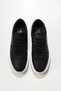 Black Flotter Leather Men's Sports Shoes 01Mu10405