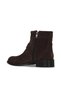Brown Suede Women's Heeled Boots 40Wb11401 - 4