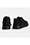 Men's Black Lace-Up Nubuck Leather Casual Shoes - 8