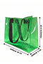 R&M Promotional Waterproof Transparent Pvc Women's Beach and Shoulder Bag - Green Color Optional Handle - 4