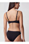 Women's Laser Cut Bra 1665 - Black - 2