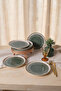 Maya Nordic Pastry Plate 22 Cm 6 Pieces 20789 - 2