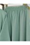 Linen Look Suit with Side Tie Skirt - Water Green - 6