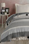 مابيل بيكيه أسود مزدوج 220 × 240 سم قطن بوم بوم