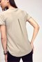 Aria Back Detailed Women's Sports T-Shirt Stone - 5