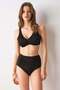 No Gossip Bardot High Waist Bikini Single Bottom Black 239205 - 6