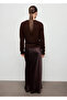 Long Satin Skirt - 4