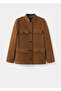 Striped Collar Pocket Jacket - 3