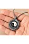 Stainless Steel Balance Tai Chi Ying Yang Necklace - 5