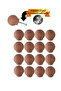 16 Pcs Globe Wooden Handle Luxury Country Kitchen Furniture Cabinet Drawer Handle 3301000000830 - 2