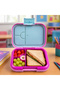 Bento Lunch Box, Microwave Safe Removable Food Tray - Pink - 6