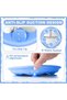 2 Pack Kids Plates,8 Inch,Stainless Steel,Divided,Removable Silicone Sleeves,5 Suction Cups,for Baby Self Feeding,Mess-Free Mealtime,Dishwasher Safe - 5