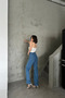 Women's High Loose Loose Cotton Blue Jeans - 3
