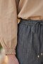 1105-Elastic Trousers Dark Gray - 2