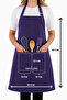 Simple kitchen apron with adjustable strap - 6