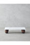 Elegant Marble Serving Tray 12X24 cm White