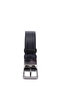 Men's Black to Navy Blue Genuine Leather 3.5 cm Double Sided Classic Belt - 2